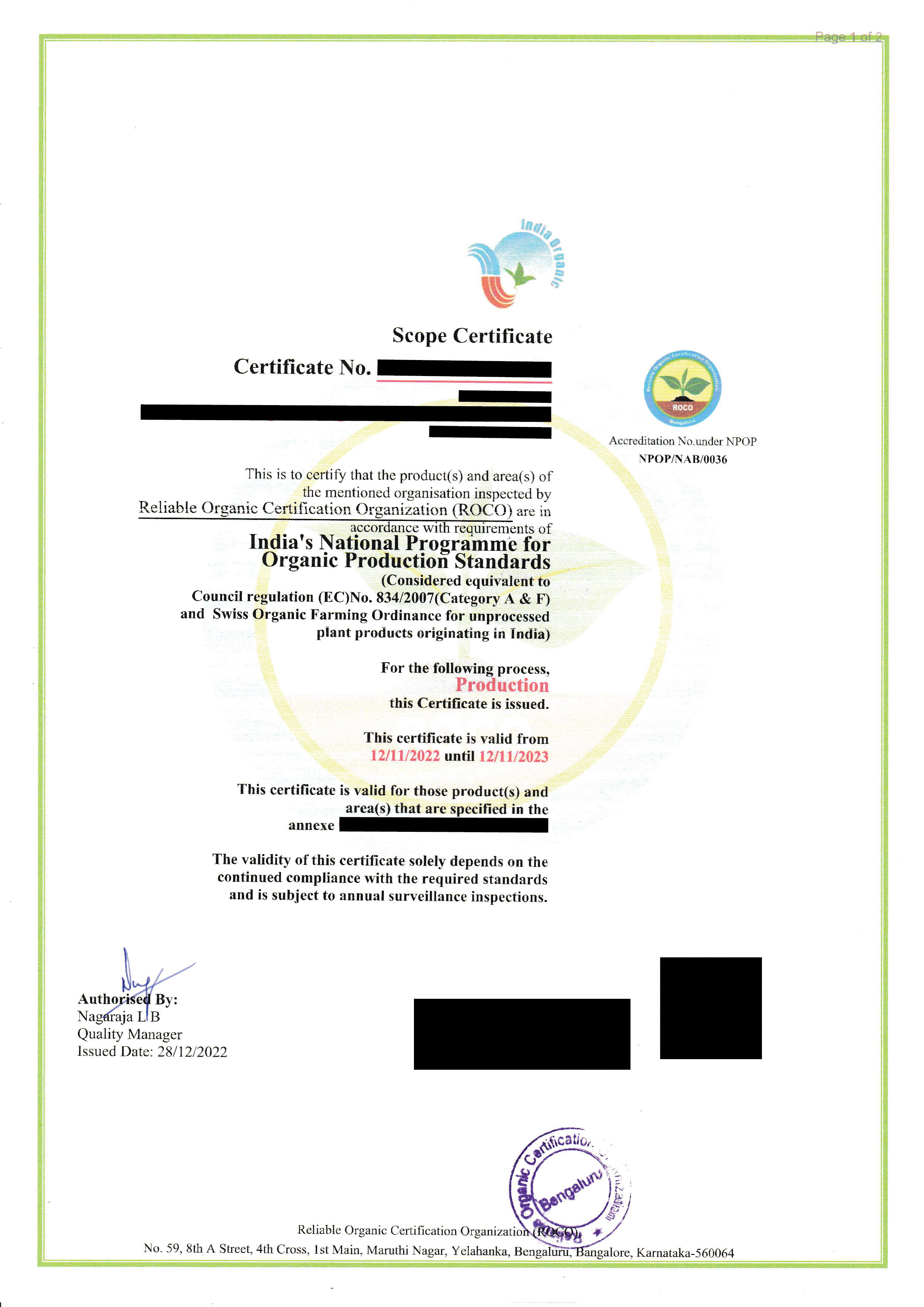 Surbhi Certificates C-02